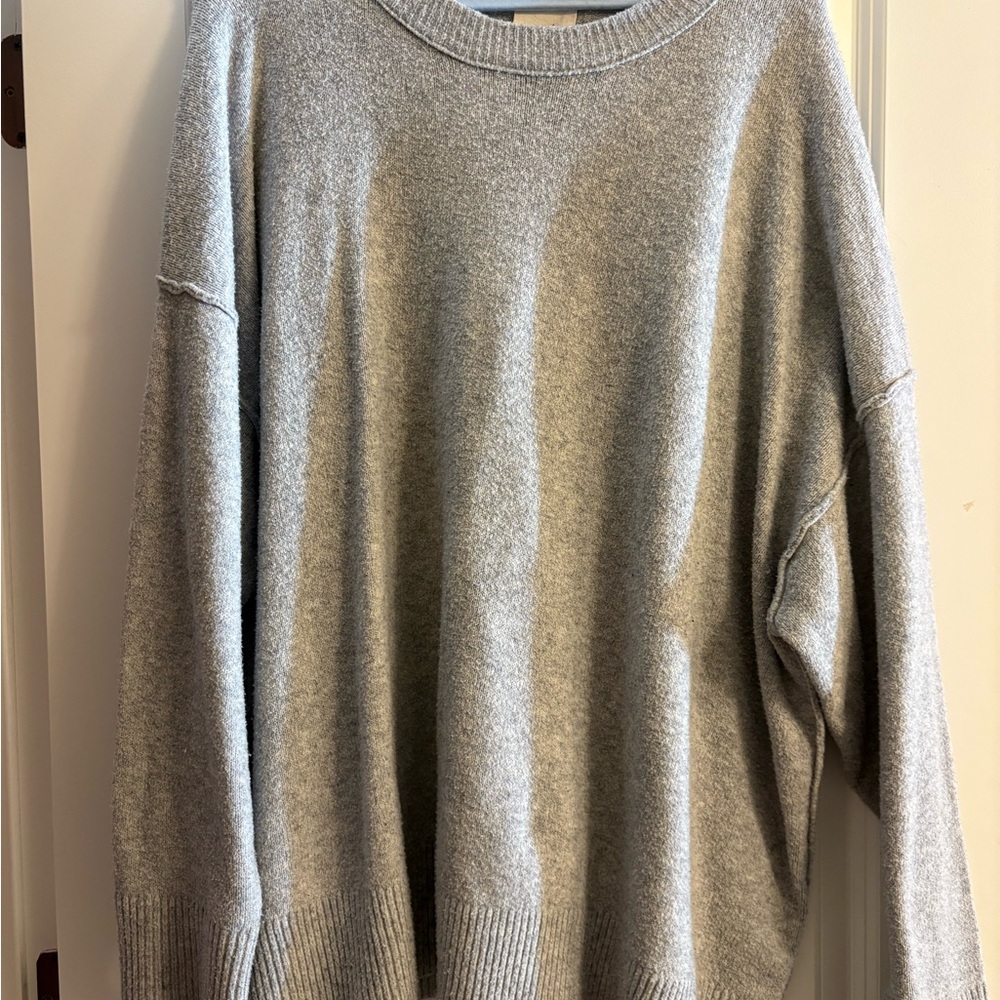 Aerie Gray Knit Sweater